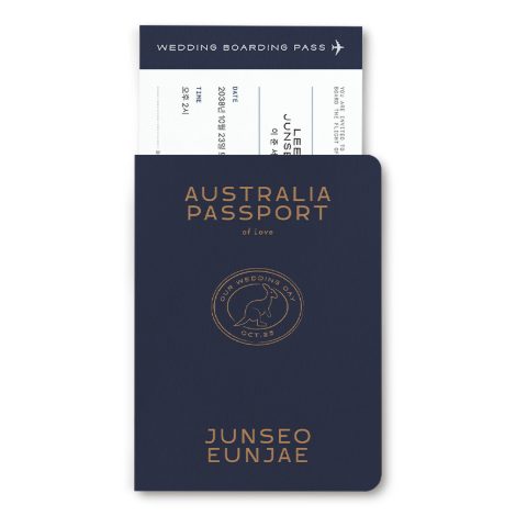 여권 청첩장 (Australia)