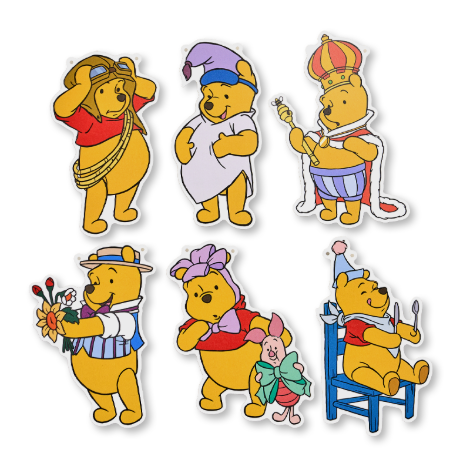 Winnie the Pooh Garland Card Set